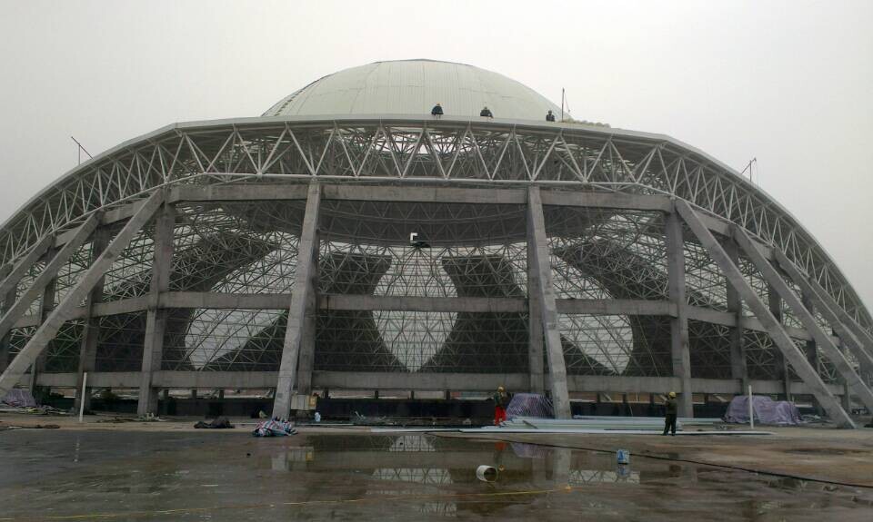 南康温泉馆网架工程